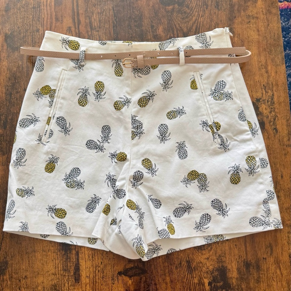 Pineapple Print Shorts from Zara